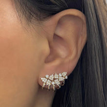 14K GOLD DIAMOND GISELLE EARRINGS