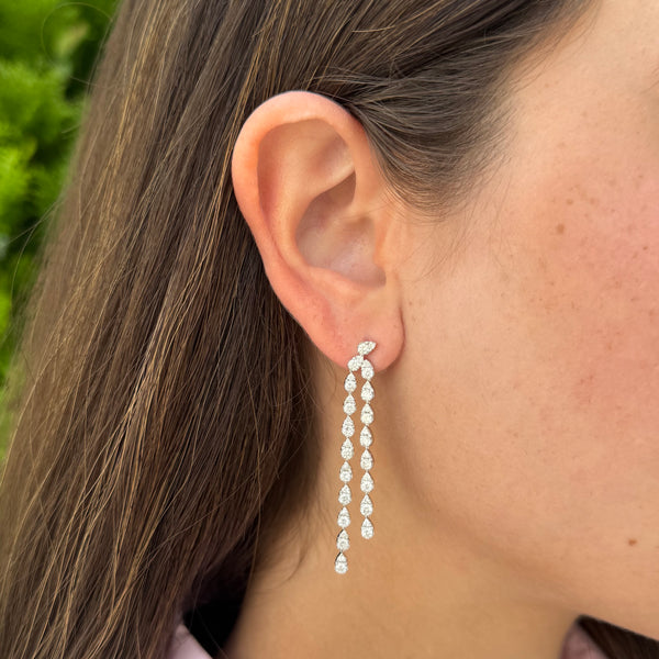 14K GOLD DIAMOND KELSEY EARRINGS