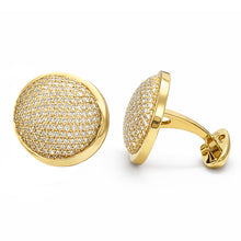 14K GOLD DIAMOND NEIL CUFFLINKS