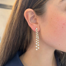 18K GOLD DIAMOND JILLIAN EARRINGS