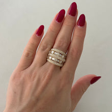 14K GOLD DIAMOND LORI RING