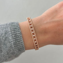 14K GOLD DIAMOND HOLLY FLEXIBLE BANGLE