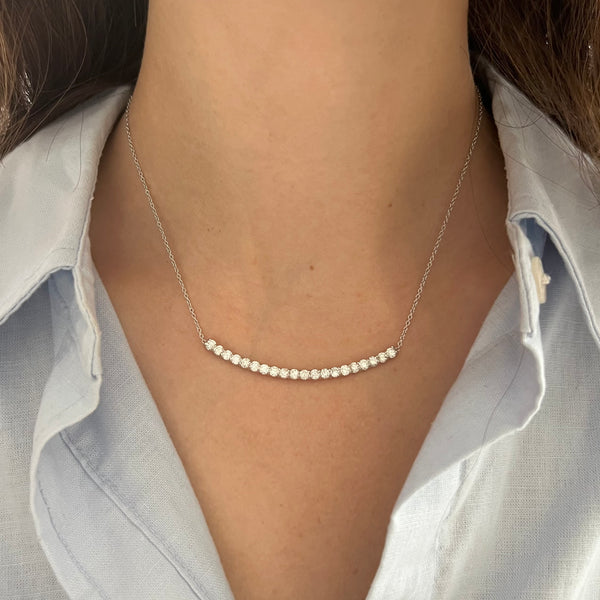 14K GOLD DIAMOND MARCI NECKLACE