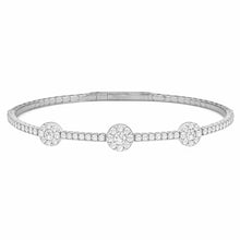 14K GOLD DIAMOND ANGELA FLEX BANGLE