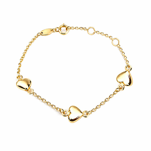 14K GOLD CHARLIE HEART BABY BRACELET