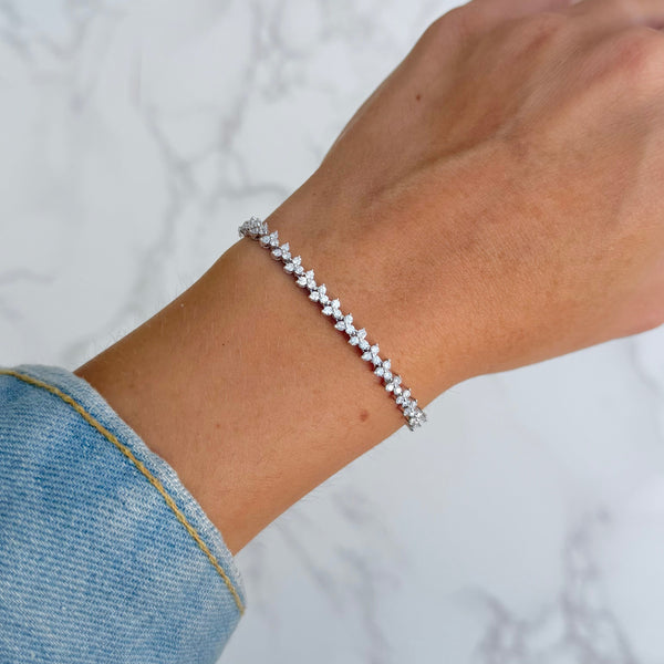 14K GOLD DIAMOND BECKY BRACELET