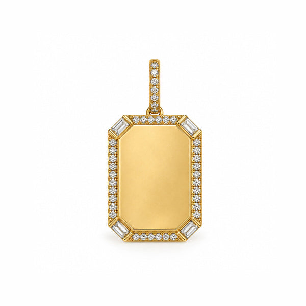 14K GOLD DIAMOND CARA CHARM