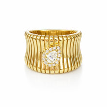 14K GOLD DIAMOND STEPH RING