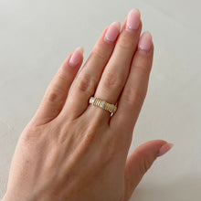 14K GOLD DIAMOND LENI RING