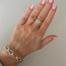 14K GOLD DIAMOND MICKI RING