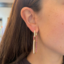 14K GOLD DIAMOND RUBY ALYSSA EARRINGS