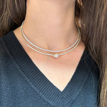 14K GOLD DIAMOND DANNA CHOKER NECKLACE