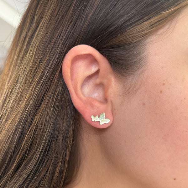 14K GOLD LYNN BUTTERFLY STUDS