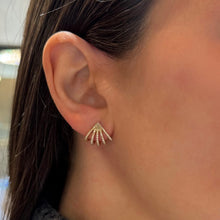 14K GOLD DIAMOND PIA EARRINGS