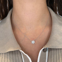 14K GOLD DIAMOND SARAH STAR OF DAVID NECKLACE