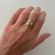 14K GOLD DIAMOND TARA RING