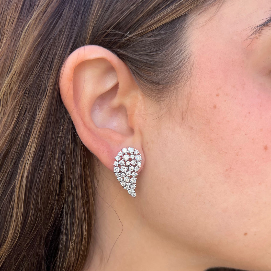 14K GOLD DIAMOND MALIA EARRINGS