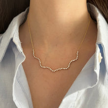 14K GOLD DIAMOND DARIA NECKLACE