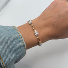14K GOLD DIAMOND HALLE BRACELET