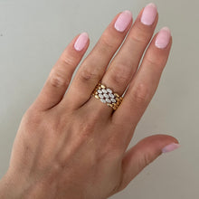 14K GOLD DIAMOND MICKI RING