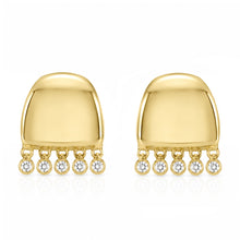 14K GOLD DIAMOND MORGAN EARRINGS