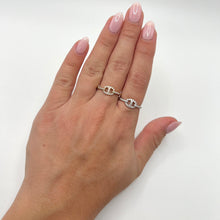 14K GOLD DIAMOND BEA RING