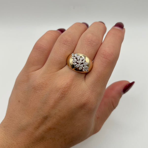 14K GOLD DIAMOND KIMMY RING