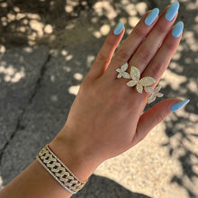 14K GOLD DIAMOND BREE BRACELET