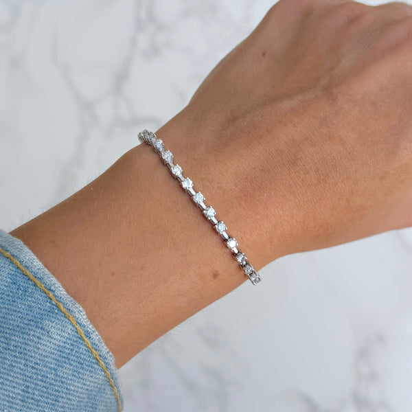 14K GOLD DIAMOND LARGE BRALEY BRACELET