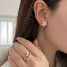 14K GOLD DIAMOND IZZY RING