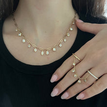 14K GOLD LAB GROWN DIAMOND TESSA NECKLACE