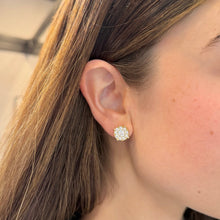 14K GOLD DIAMOND XL BELLA STUDS