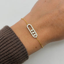 14K GOLD DIAMOND JAMIE SLIDER BRACELET
