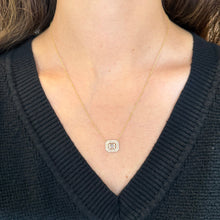 14K GOLD DIAMOND RISA NECKLACE
