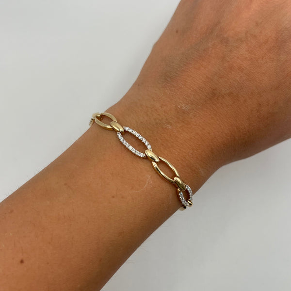 14K GOLD DIAMOND ALEXIS BRACELET