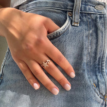 14K GOLD DIAMOND REESE RING