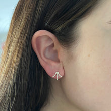 14K GOLD DIAMOND DENA STUDS