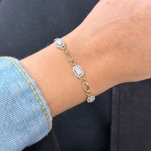 14K GOLD DIAMOND HALLE BRACELET