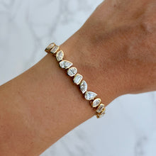 14K GOLD LAB GROWN DIAMOND CAROLINE TENNIS BRACELET