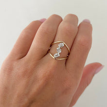 14K GOLD DIAMOND DIEDRE RING