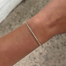 14K GOLD DIAMOND PERI BEZEL BRACELET