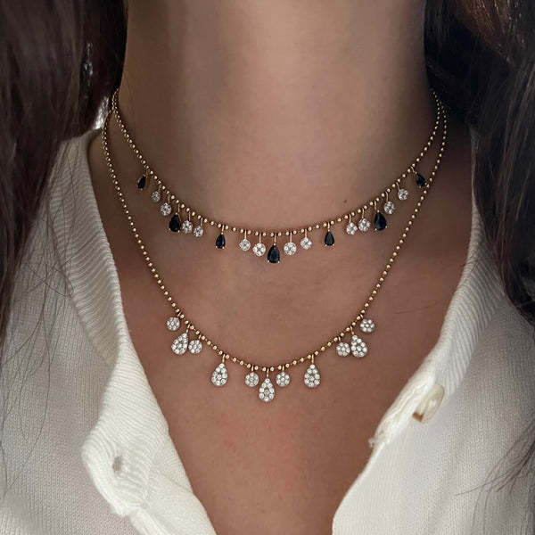 14K GOLD DIAMOND LEANNE NECKLACE