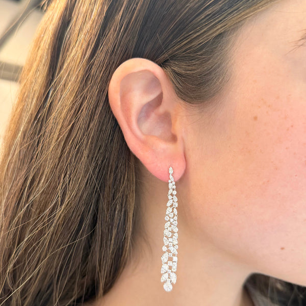 14K GOLD DIAMOND KERYN EARRINGS