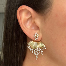 14K GOLD DIAMOND LAURA EARRINGS