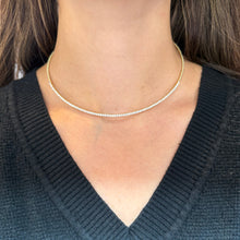 14K GOLD DIAMOND DANNA CHOKER NECKLACE