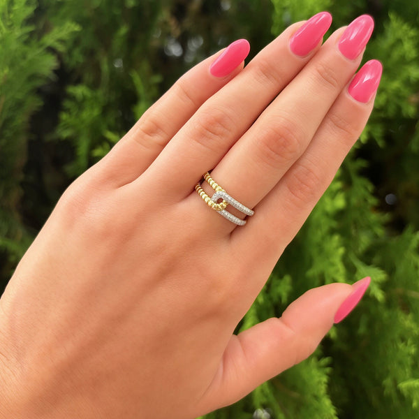 14K GOLD DIAMOND DEANNA RING