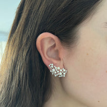 14K GOLD DIAMOND PEARL COREY EARRINGS