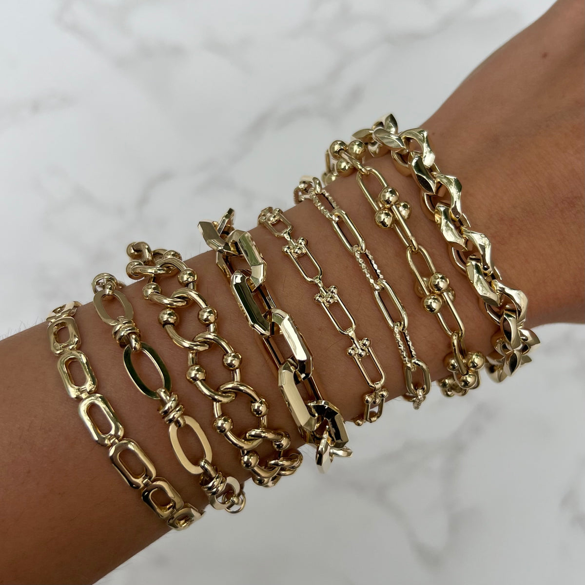 14K GOLD AMANDA BRACELET – Jen K Online