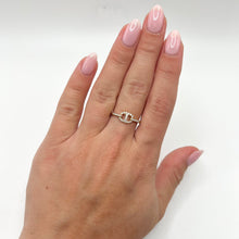 14K GOLD DIAMOND BEA RING