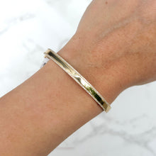 14K GOLD DIAMOND ZARA ID BANGLE